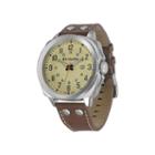 Columbia Cornerstone Mens Brown Leather Lifestyle Watch