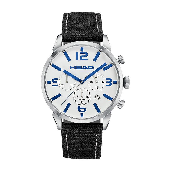 Head Unisex Black Strap Watch-he-006-02