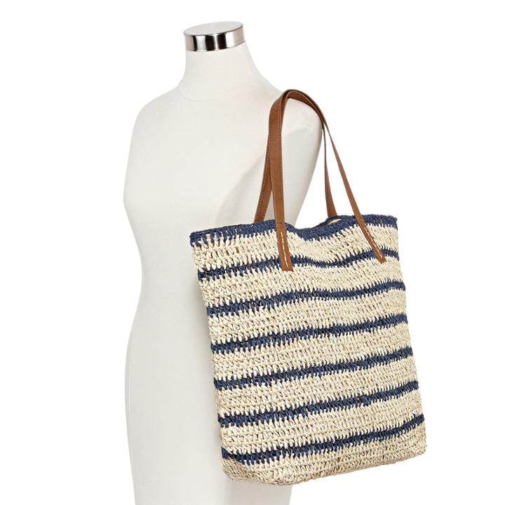 Striped Tote Bag