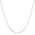 Sterling Silver Criss-cross Chain Necklace