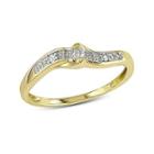 Diamond-accent 10k Yellow Gold Promise Ring