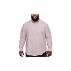 Izod Ls Premium Essential Woven Long Sleeve Stripe Button-front Shirt-big And Tall