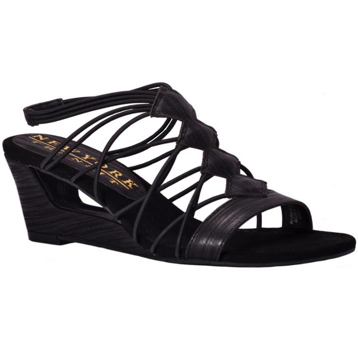 New York Transit Fancy One Womens Wedge Sandals