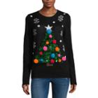 Ugly Christmas Tree Sweater-juniors