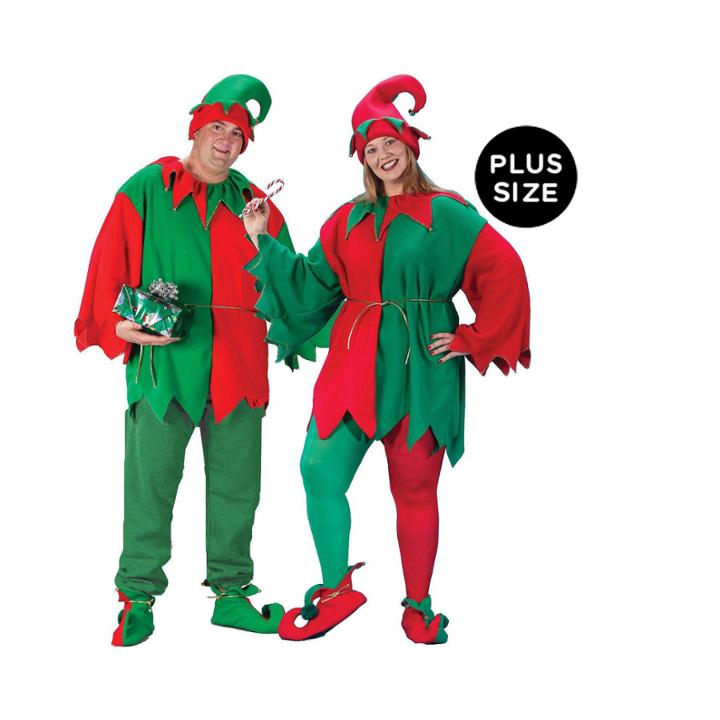 Classic Elf Adult Plus Costume