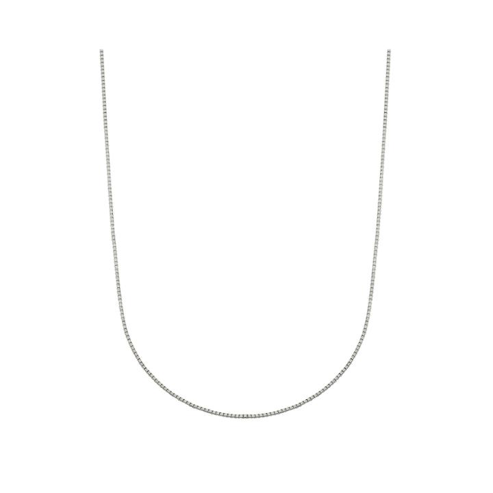 Infinite Gold&trade; 14k White Gold 20 Box Chain Necklace
