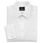 Stafford Executive Non-iron Cotton Pinpoint French Cuff Oxford Shirt