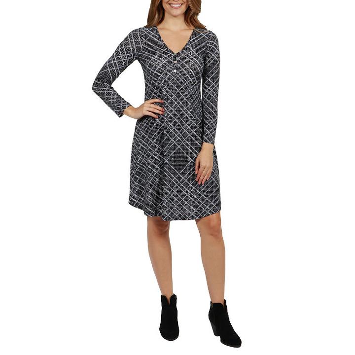 24/7 Comfort Apparel Shift Dress