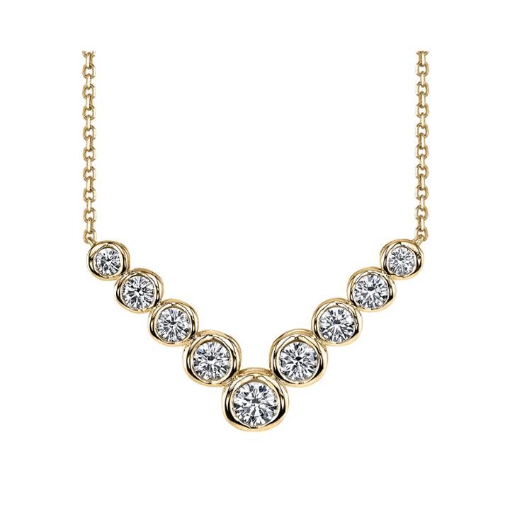 Sirena&trade; 1 Ct. T.w. Diamond 14k Yellow Gold Necklace