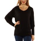 24/7 Comfort Apparel Day Into Evening Tunic Top