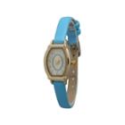 Olivia Pratt Womens Petite Turquoise Leather Watch 13420turquoise