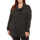 Alyx Long Sleeve Cowl Neck Pullover Sweater-plus