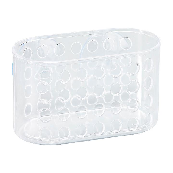 Kennedy International Clear Suction Bath Basket