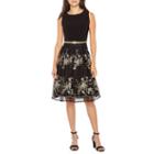 R & K Originals Sleeveless Embroidered Party Dress