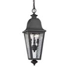 Forged Brookridge 3-light Outdoor Pendant In Charcoal