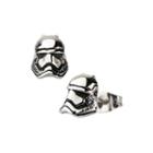Star Wars Stainless Steel Storm Trooper 3d Stud Earrings
