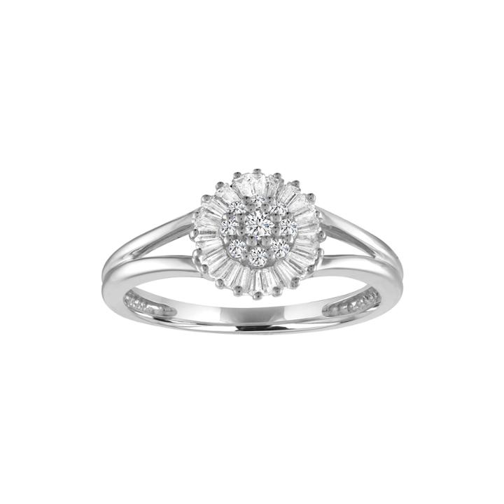 Womens 1/4 Ct. T.w. Diamond 10k Gold Cocktail Ring