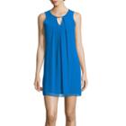 By & By Sleeveless Keyhole A-line Dress