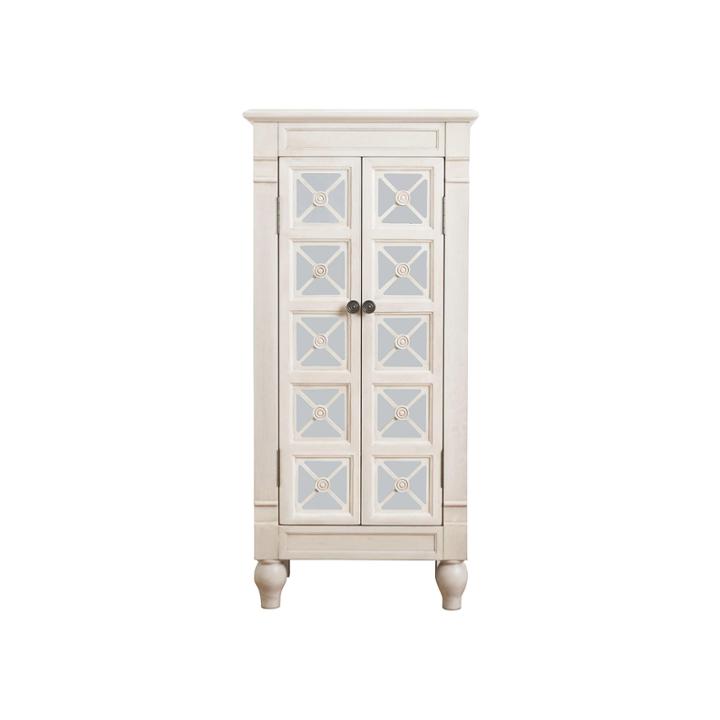 White Jewelry Armoire