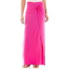 Bisou Bisou Twist-front Maxi Skirt