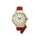 Olivia Pratt Tassle Charm Womens Red Bangle Watch-16120