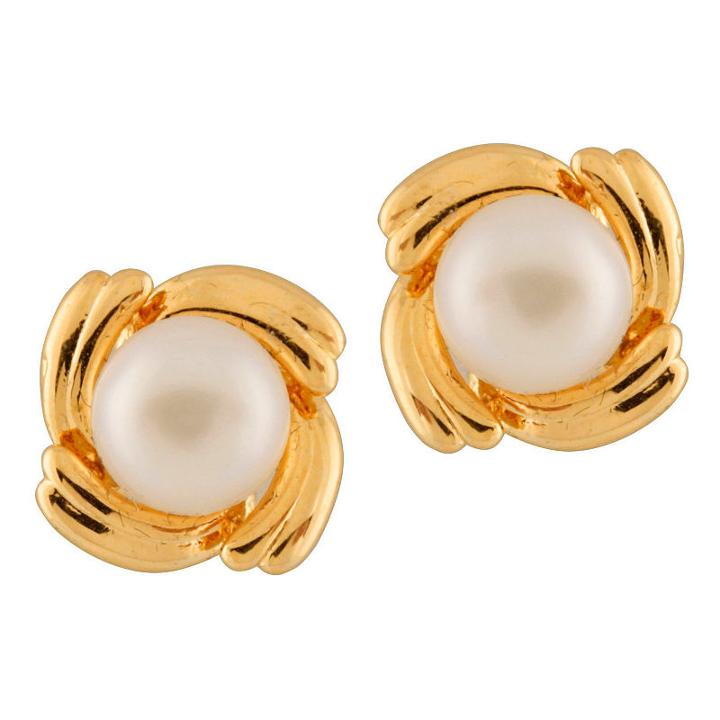 Splendid Pearls Pearl 12mm Stud Earrings