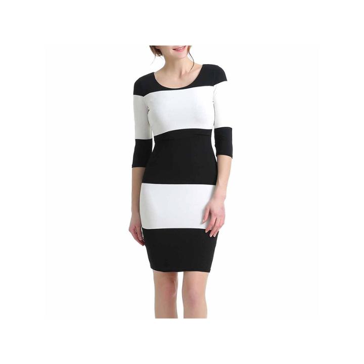 Phistic Camille 3/4 Sleeve Bodycon Dress