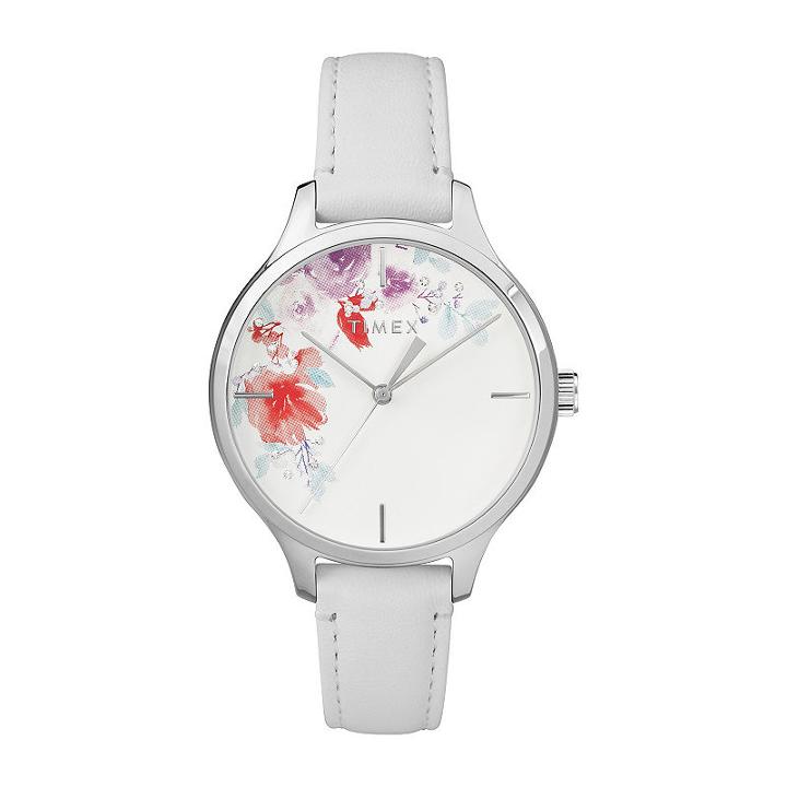Timex Womens White Strap Watch-tw2r66800jt