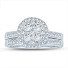 Womens 7/8 Ct. T.w. White Diamond 10k Gold Bridal Set