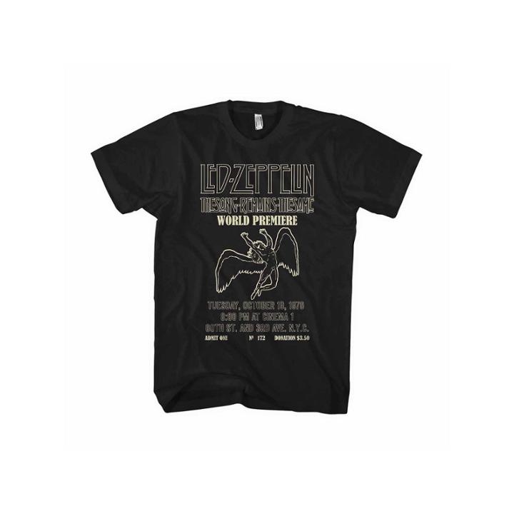 New World Led Zeppelin Song Short Sleeve Graphic T-shirt-big And Tall