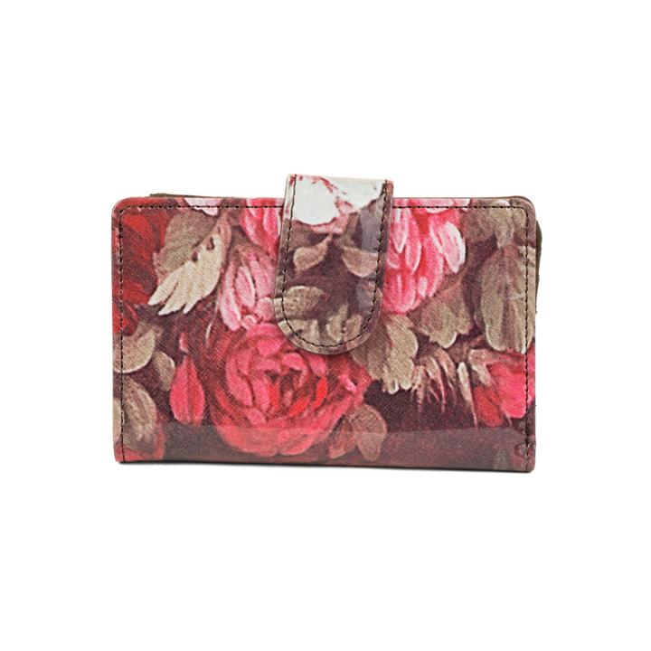 Mundi S & P Romantic Floral Rfid Blocking Indexer Wallet