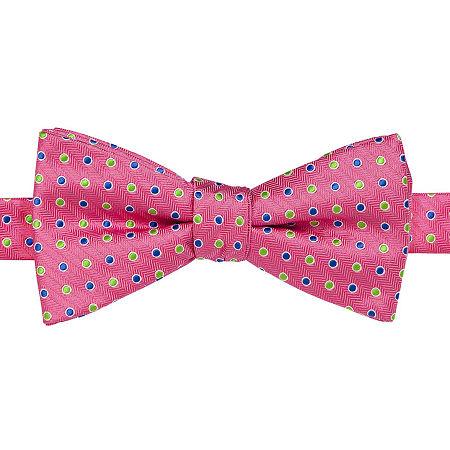 Stafford Dakota Dot Pre-tied Bow Tie