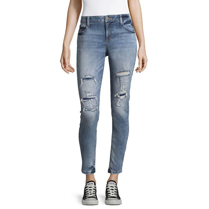 Arizona Ripped Skinny Fit Jeggings-juniors
