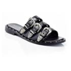 Henry Ferrera Motive-100/black Womens Flat Sandals