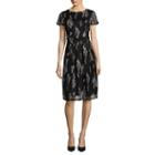 Scarlett Short Sleeve Embroidered Shirt Dress-talls