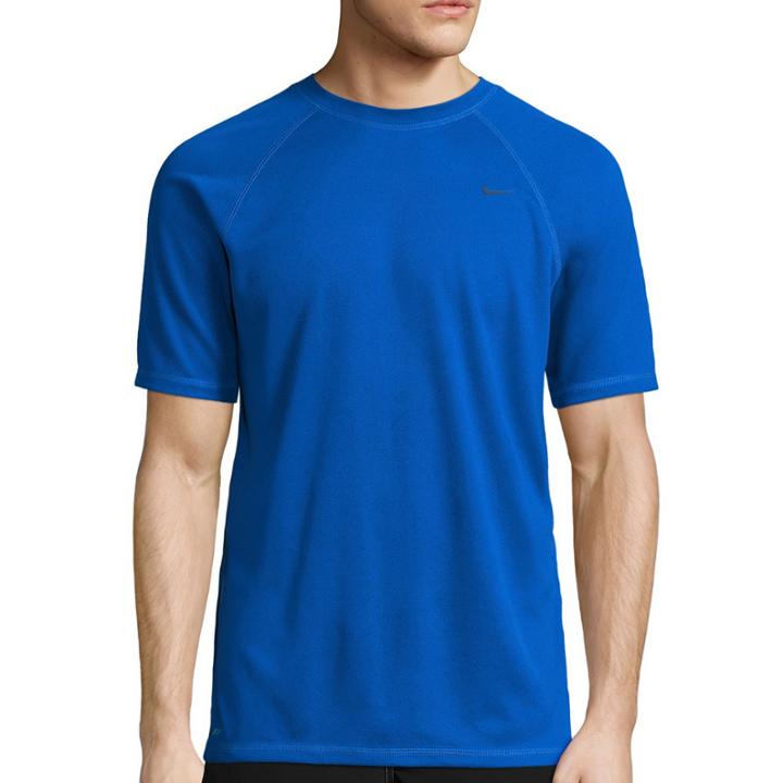 Nike Solid Short Sleeve Swim Tee
