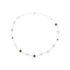 Gloria Vanderbilt Womens Multi Color Strand Necklace