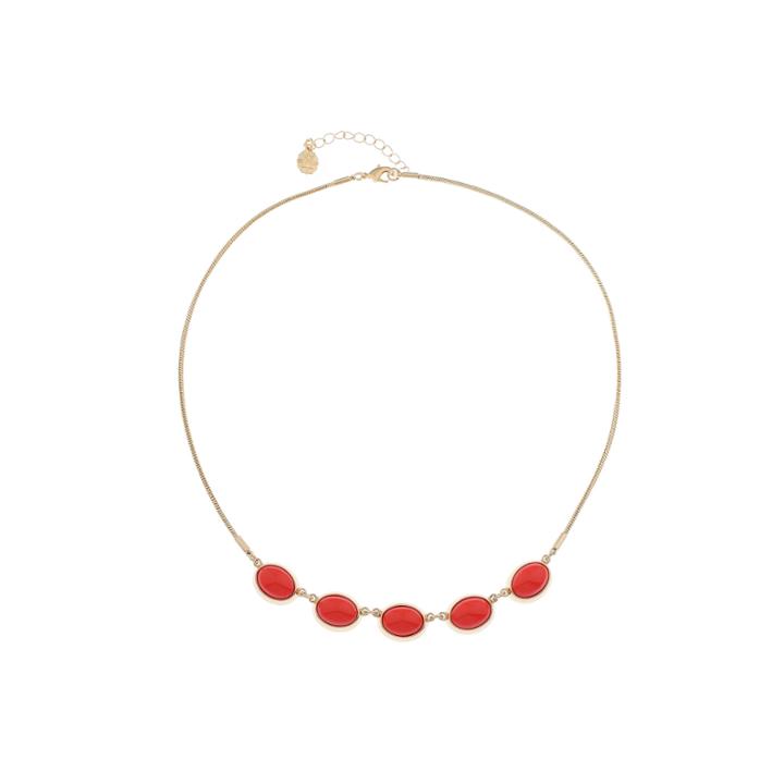 Liz Claiborne Womens Orange Collar Necklace