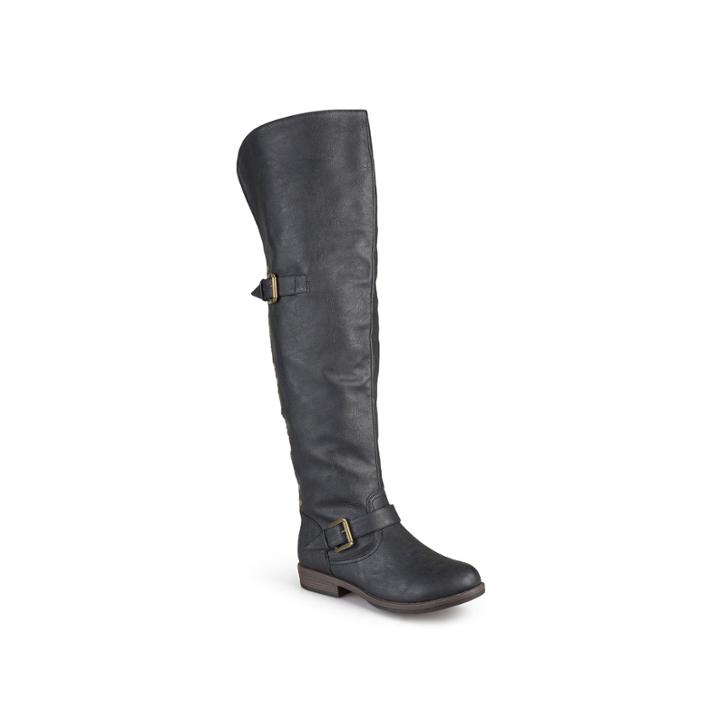 Journee Collection Kane Over-the-knee Riding Boots - Wide Calf
