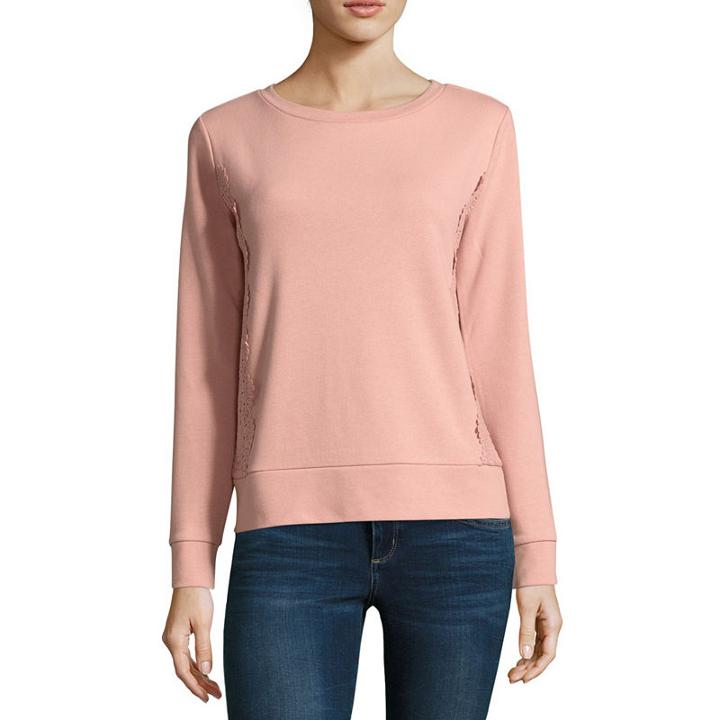 St. John's Bay Long Sleeve Sweatshirt - Tall