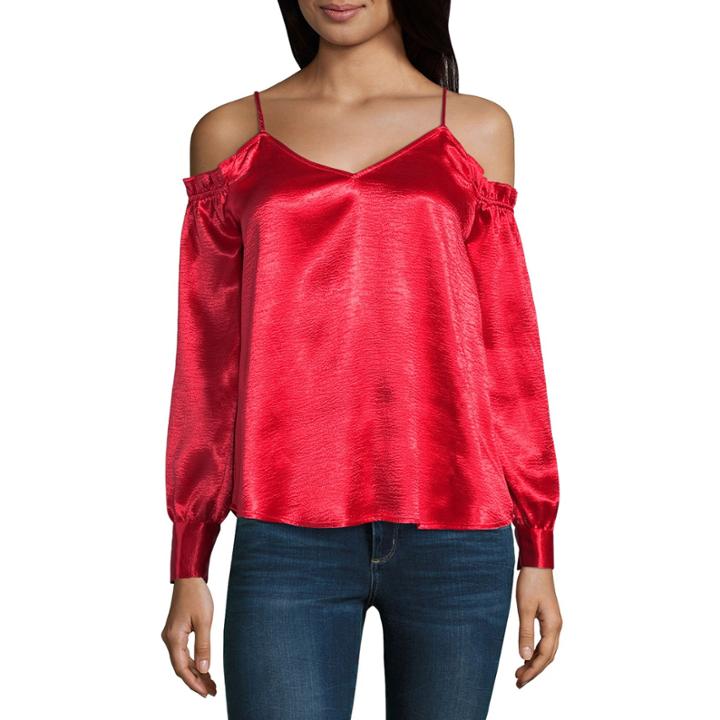 Belle + Sky Cold Shoulder Cami Blouse
