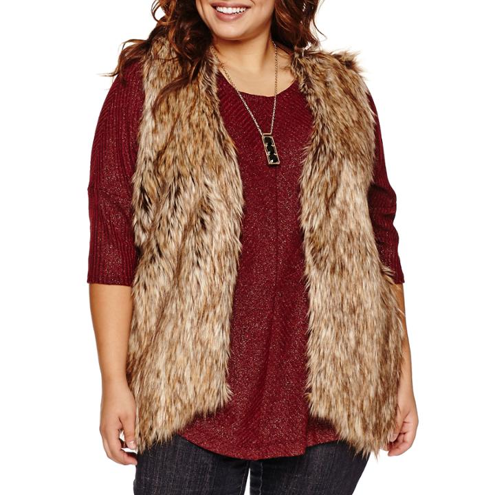 Alyx Faux Fur Vest-plus