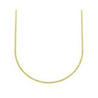 Made In Italy 18k Yellow Gold Box Chain Necklace