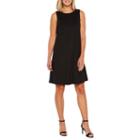 Black Label By Evan-picone Sleeveless Swing Dresses