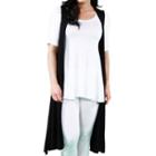 24/7 Comfort Apparel Women's Sleeveless Long Shrug