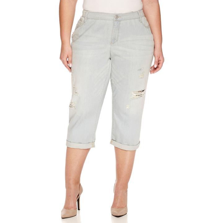 Boutique + Denim 24 Capris-plus