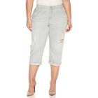 Boutique + Denim 24 Capris-plus