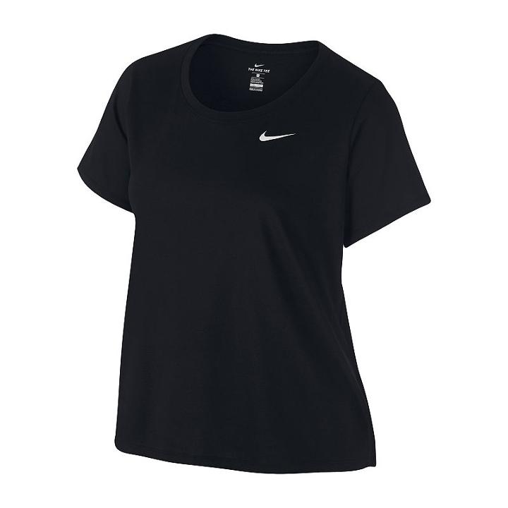 Nike Short Sleeve Scoop Neck T-shirt-womens - Plus