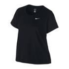 Nike Short Sleeve Scoop Neck T-shirt-womens - Plus