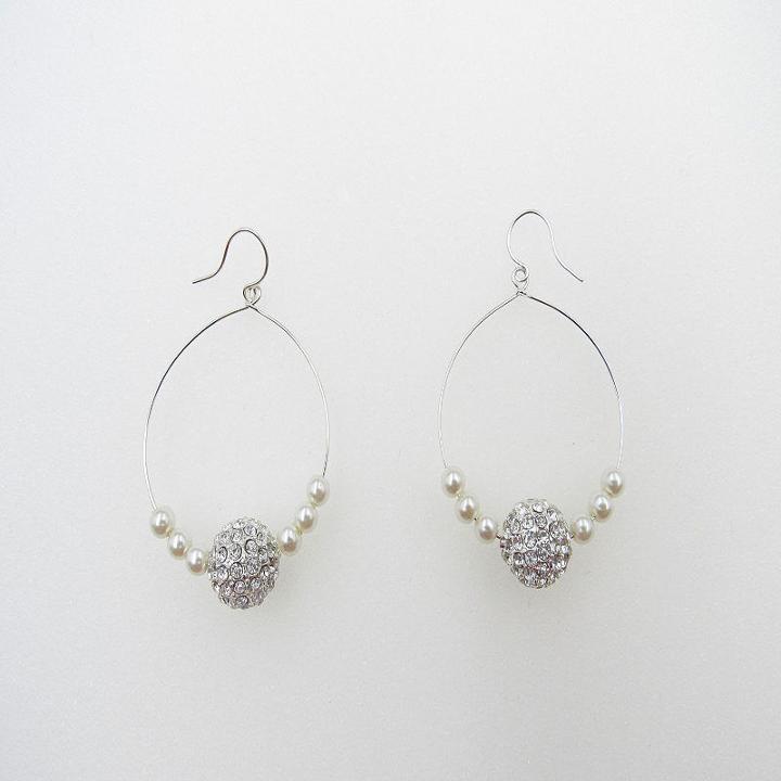Vieste Rosa Brass 2 Inch Hoop Earrings
